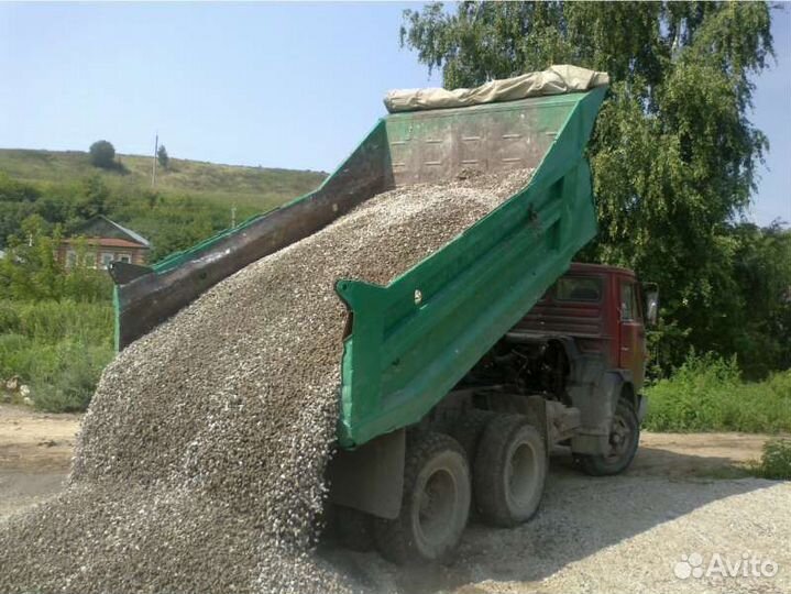 Щебень песок земля отсев