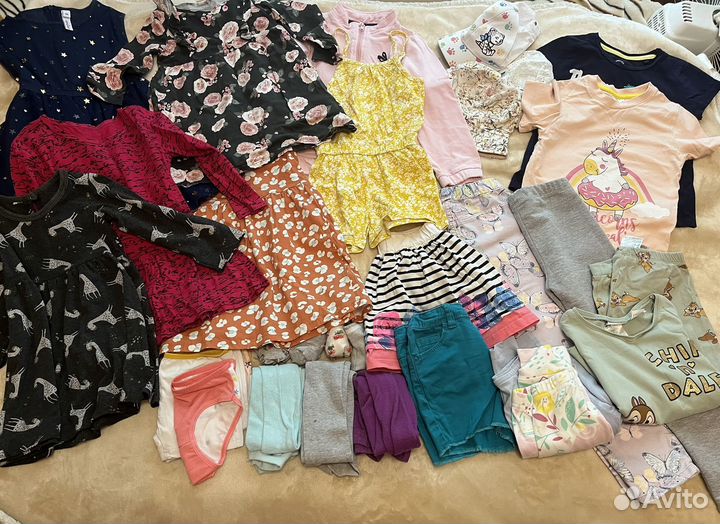 Пакет вещей на девочку 98-104