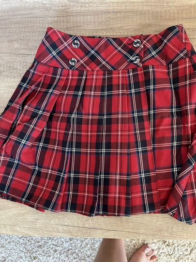 Юбка школьная в клетку