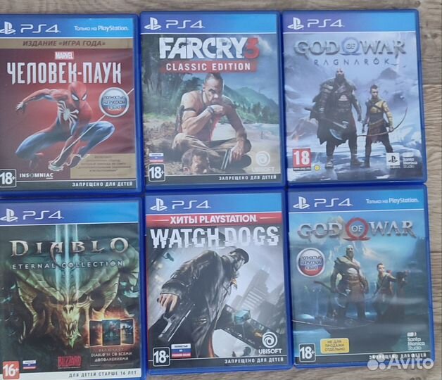 Игры для приставки Sony PS4