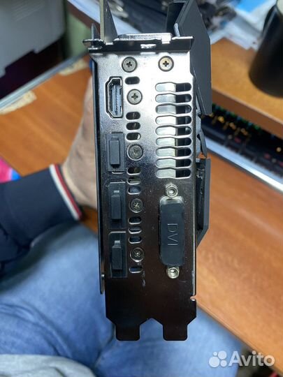 Видеокарта asus strix 580 8gb