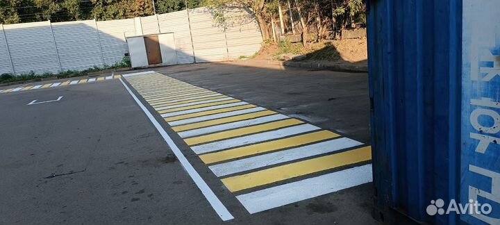 Дорожная разметка, установка знаков, демаркировка