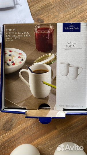 Кружка фарфор 2шт Villiroy boch оригинал