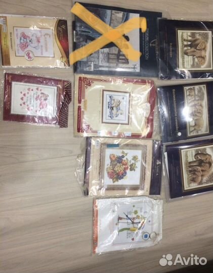 Остатки от наборов для вышивания