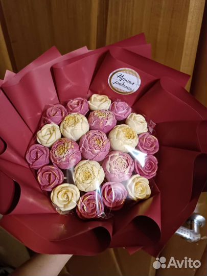 Букеты цветов из бельгийского шоколада