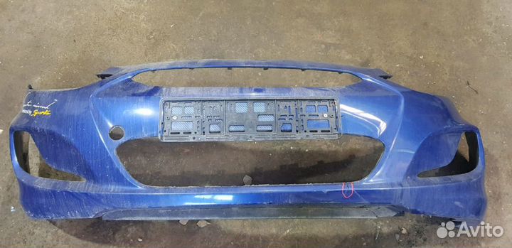 Бампер передний Hyundai Solaris 1 до рестайл