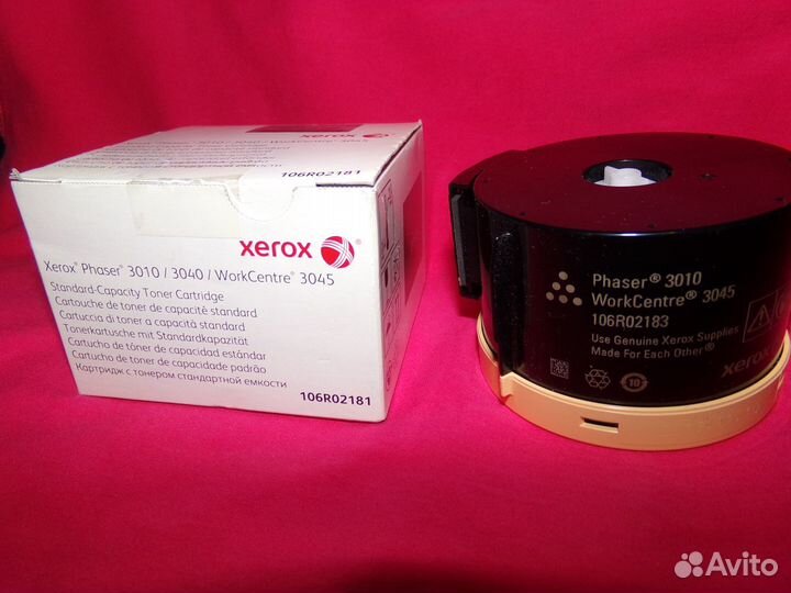 Картридж лазерн Xerox 106R02181 и 183