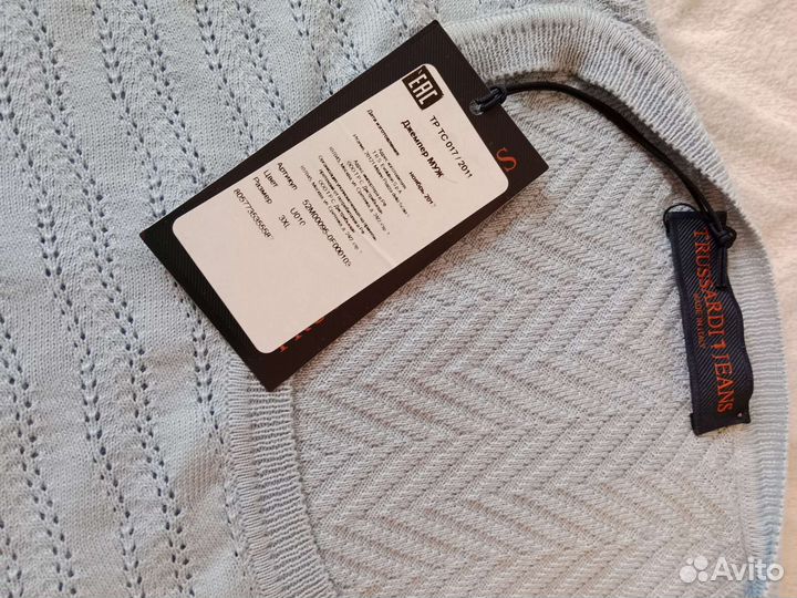Джемпер Trussardi jeans,Италия,муж.,раз.3XL,новый