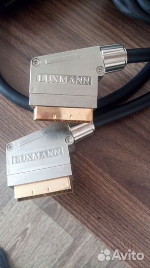 Профессиональный scart-кабель luxmann, 2метра