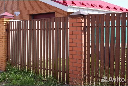 Штакетник металлический 6 форм