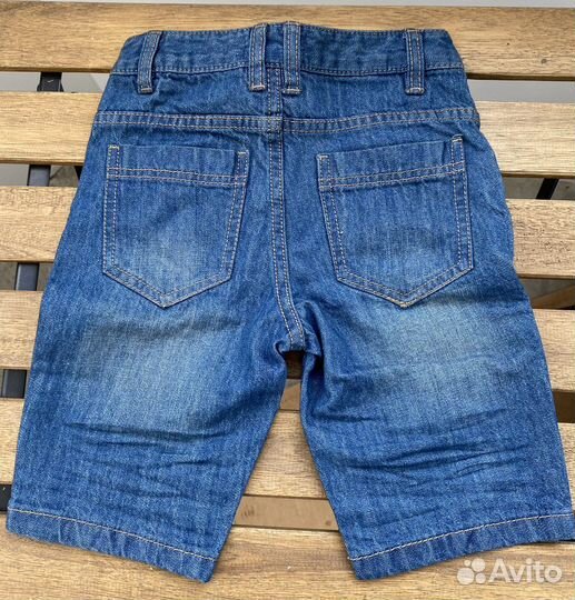 Джинсовые шорты LaRedoute на мальчика 110