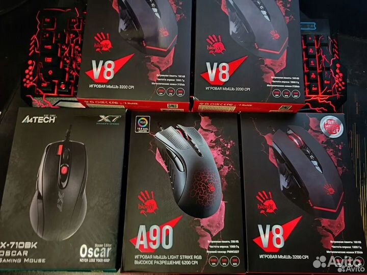 Новые игровые мышки, не распечатаны