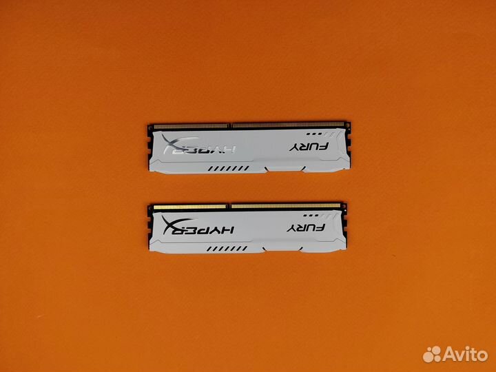 HyperX Fury DDR3 1600 мгц 2*8 гб