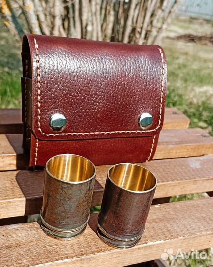 6 стопок из гильз Ил-2 в походном чехле