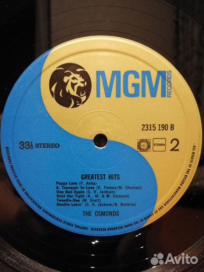 Пластинки альбомы The Osmonds / оригиналы