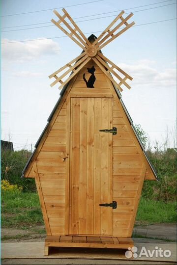 Дачный туалет деревянный Щ626