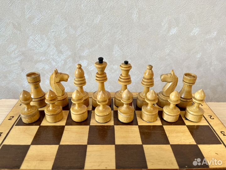 Шахматы деревянные СССР Халтуринские