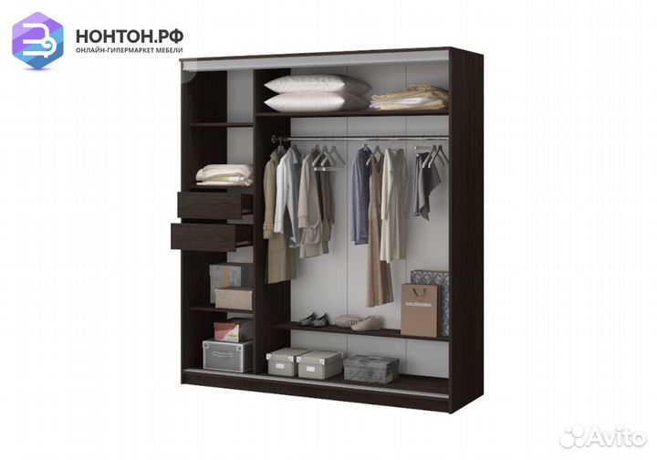 Шкаф-купе Альянс венге