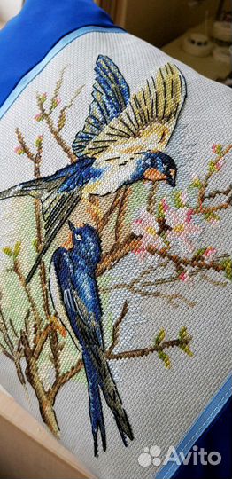 Подушка вышивка