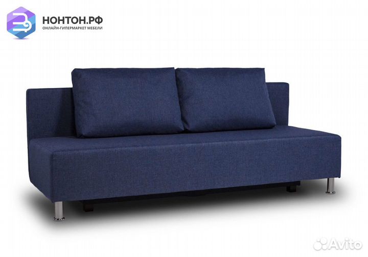 Диван еврокнижка Парма синий