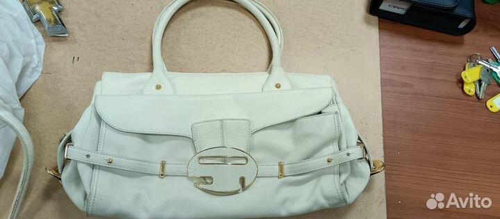 Сумка кожаная Италия, немного ношеная