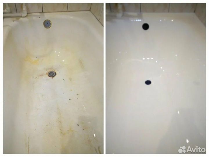 Реставрация ванн жидким акрилом