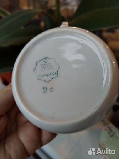 Чашка с блюдцем, Полонне, 1950-е