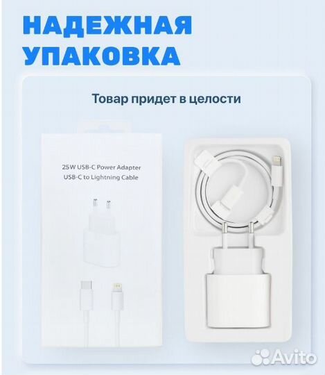 Комплект быстрой зарядки для iPhone 20w