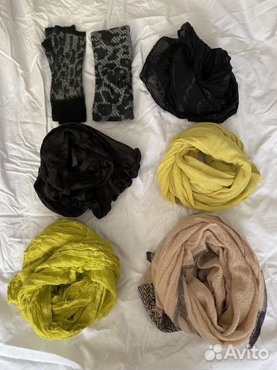 Шарфы,платки,шапки,митенки diesel