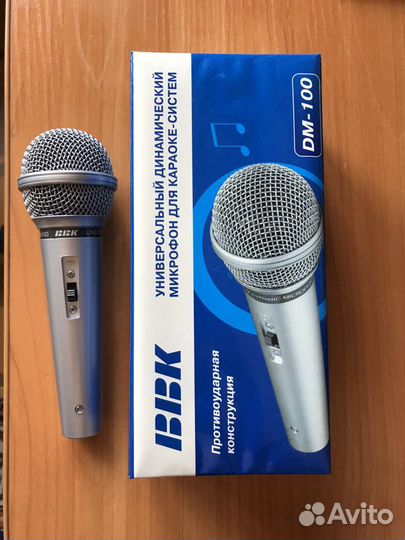 Универсальный динамический микрофон bbk