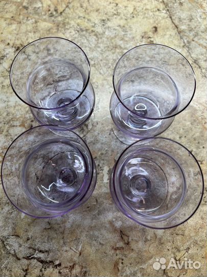 Цветные бокалы Чехословакия