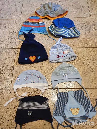 Детские шапки пакетом