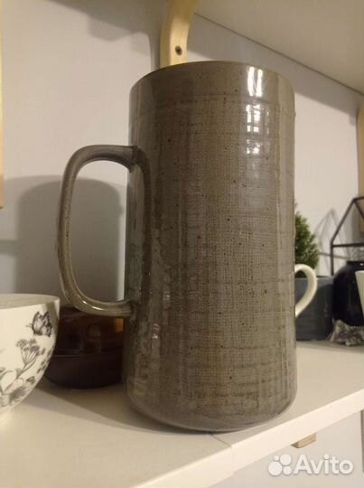 Новый большой керамический 20 см Кувшин