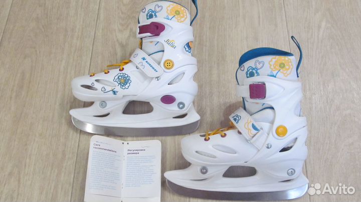Коньки детские раздвижные 30-33 р Nordway julia