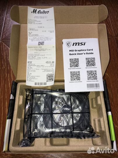 Видеокарта MSI GeForce GT 730 новая