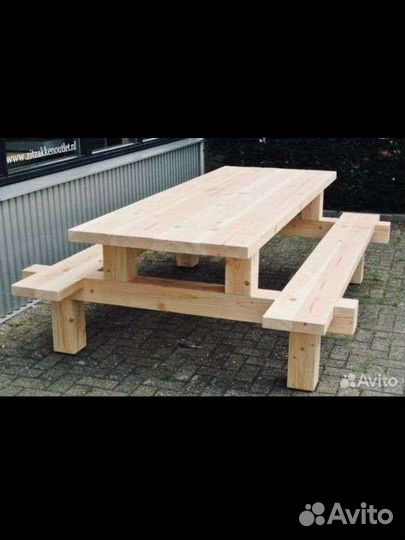 Садовая мебель из дерева