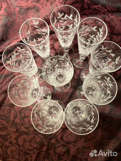 Хрустальные фужеры 