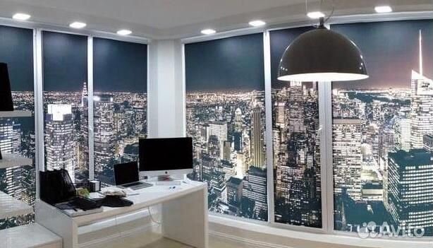 Рулонные шторы с фотопечатью