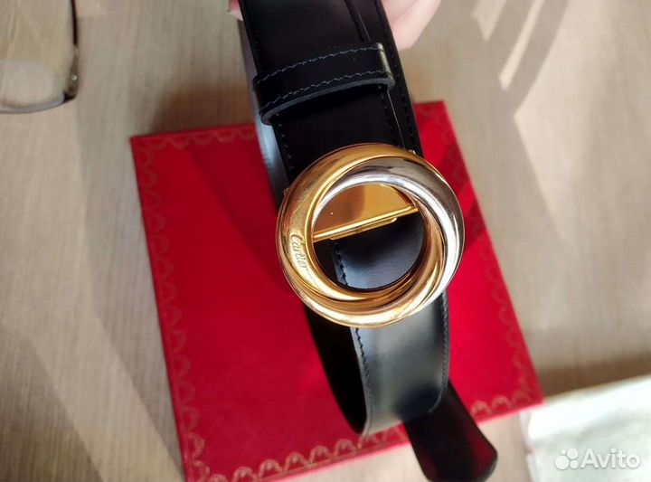 Ремень женский кожаный Cartier оригинал