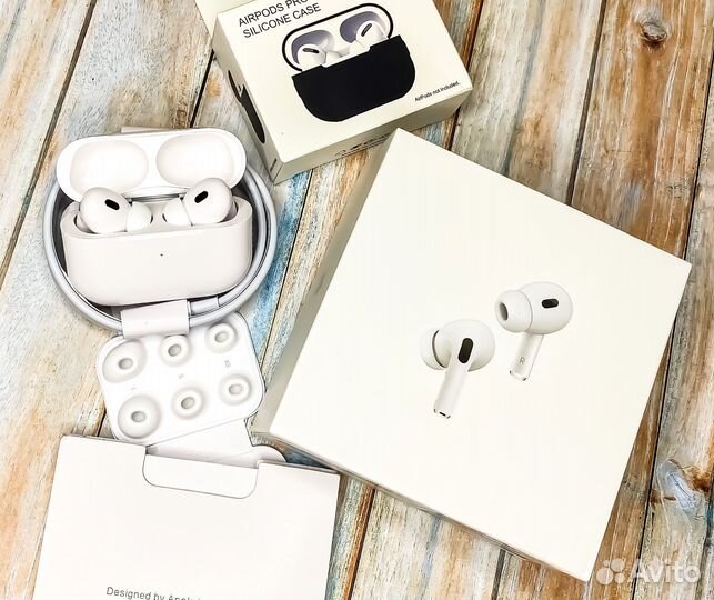 Наушники AirPods Pro 2 с чехлом в подарок
