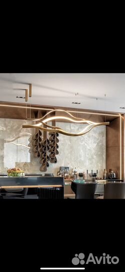 Люстра потолочная led