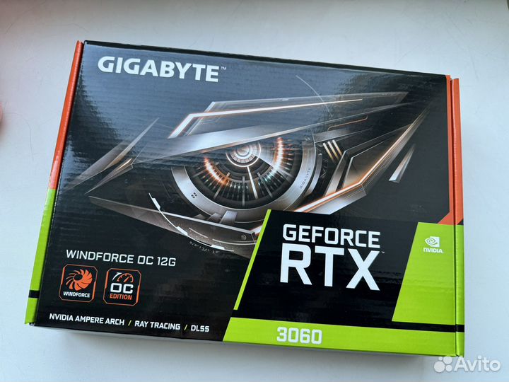 Видеокарта gigabyte nvidia RTX3060 12GB Rev 2.0
