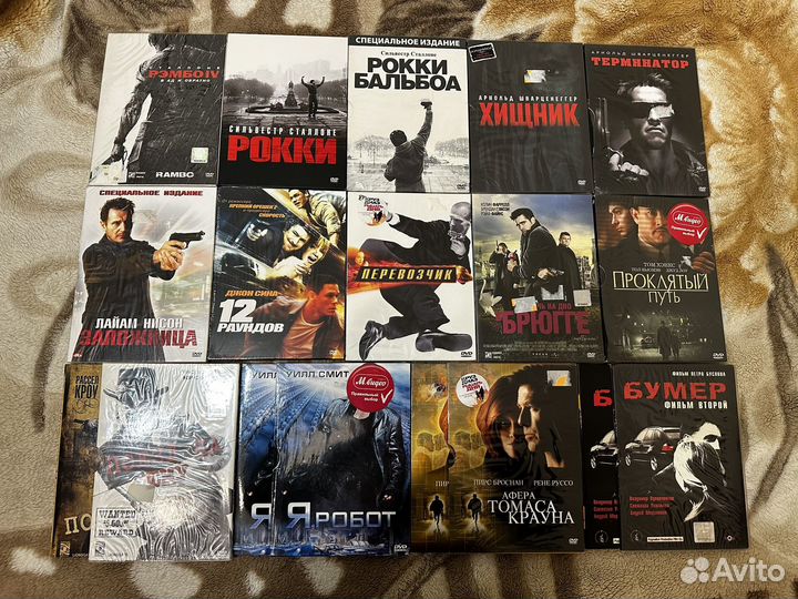 Специальные издания DVD дисков в картонных боксах