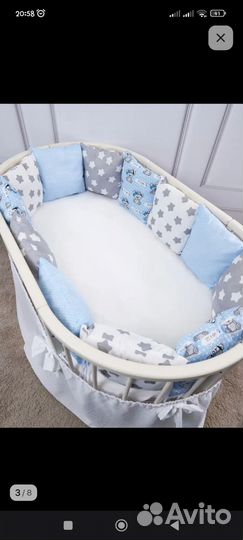 Бортики в детскую кроватку