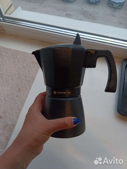 Гейзерная кофеварка polaris
