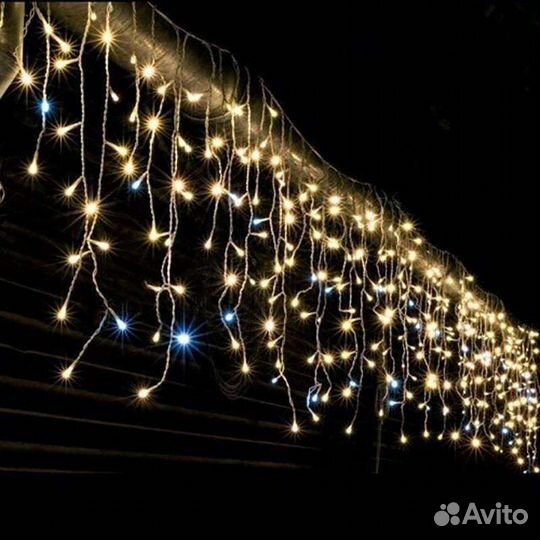 Гирлянда уличная бахрома