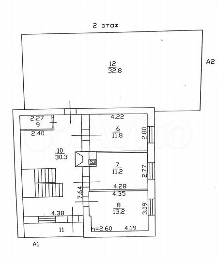 Коттедж 221 м² на участке 37 сот.