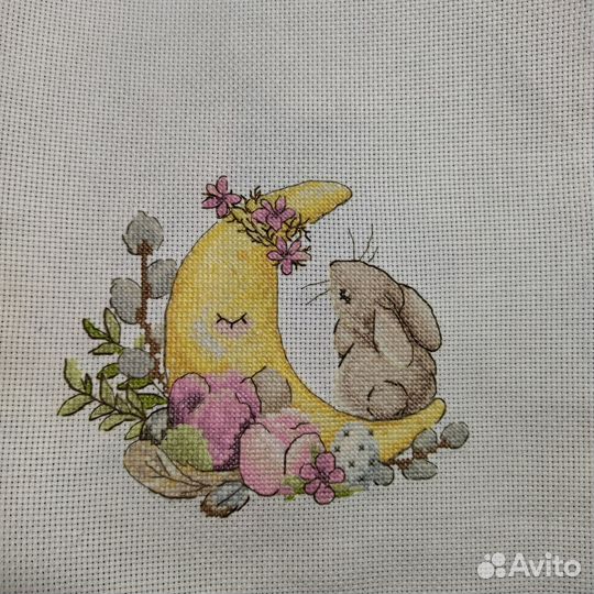 Вышивка крестом Зайка