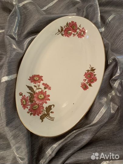 Овальное блюдо СССР