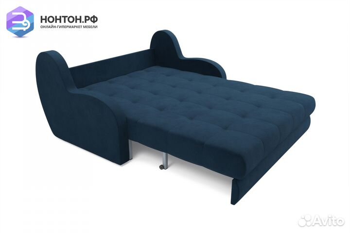 Диван аккордеон Барон темно-синий